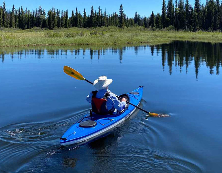 Kayaking in the Lake